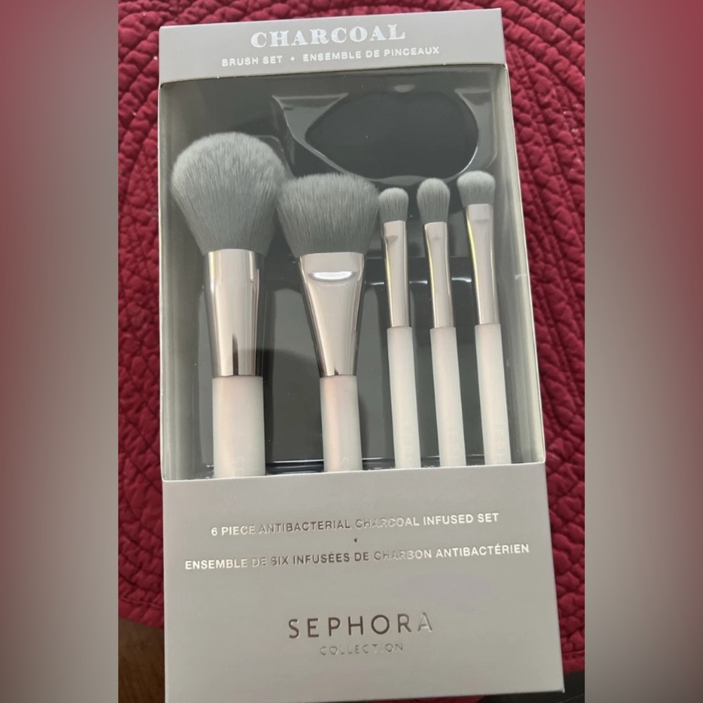 Sephora Charcoal Brush Set - NIB.